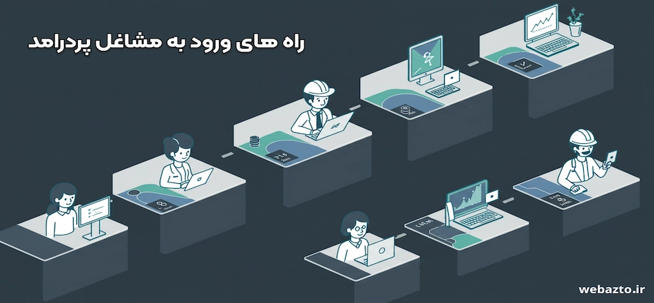 راه های ورود به مشاغل پردرامد