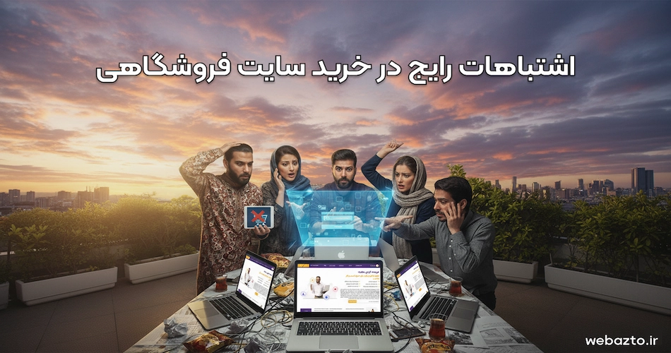 اشتباهات رایج در خرید سایت فروشگاهی