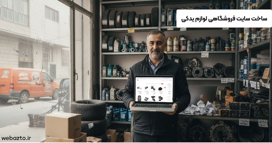 ساخت سایت فروشگاهی لوازم یدکی