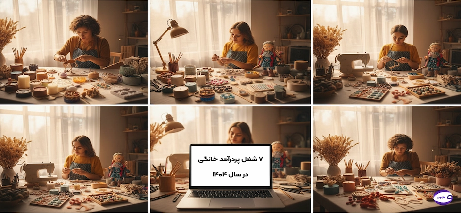 شغل های پردرآمد خانگی