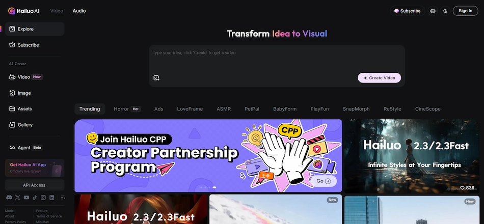 هوش مصنوعی ساخت ویدیو Hailuo