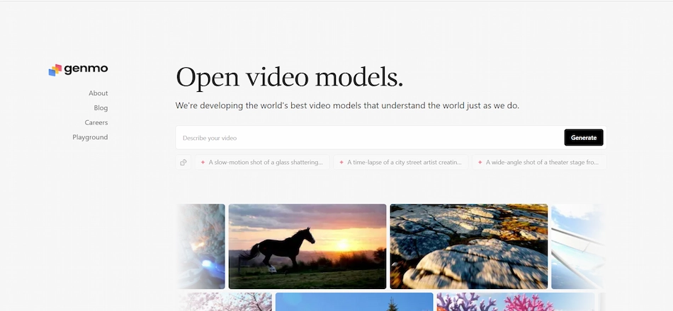 هوش مصنوعی ساخت ویدیو genmo