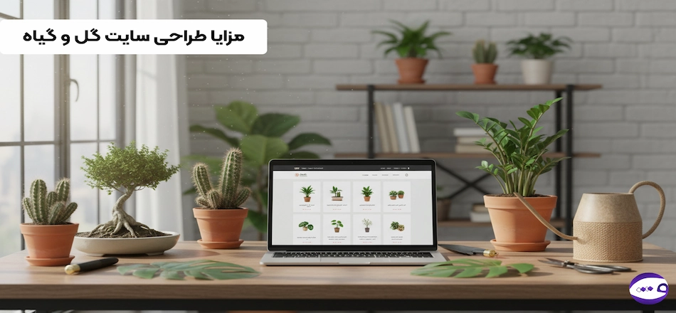 مزایا طراحی سایت فروشگاهی گل و گیاه