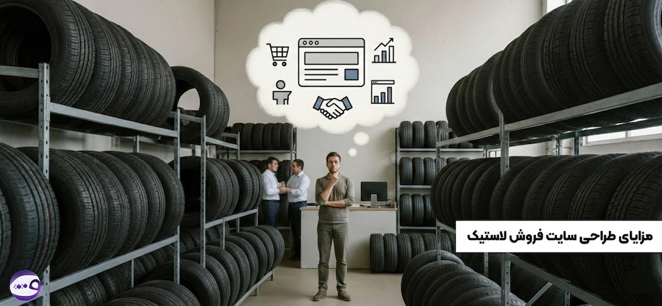 مزایا طراحی سایت فروش لاستیک