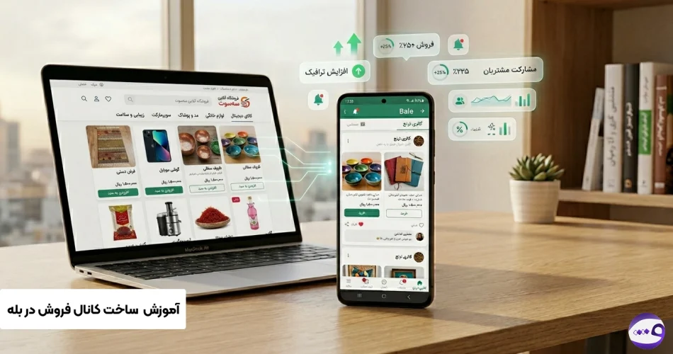 آموزش تصویری ساخت کانال فروش در بله