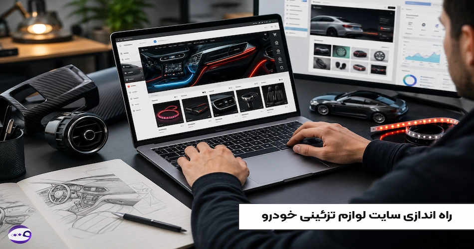 راه اندازی سایت فروش لوازم تزئینی خودرو